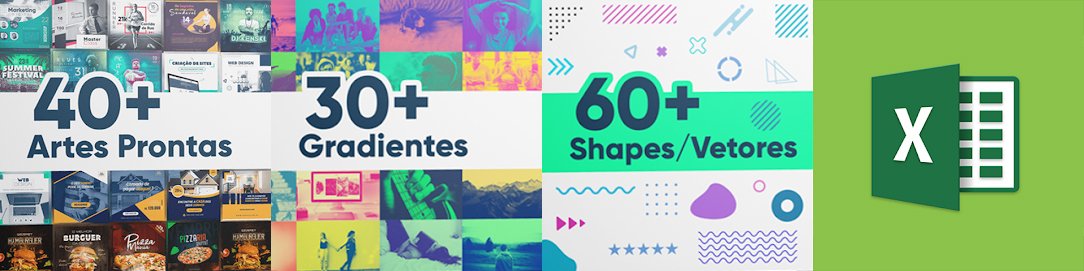 Combo Design: Design Gráfico para Social Media e Design com Illustrator