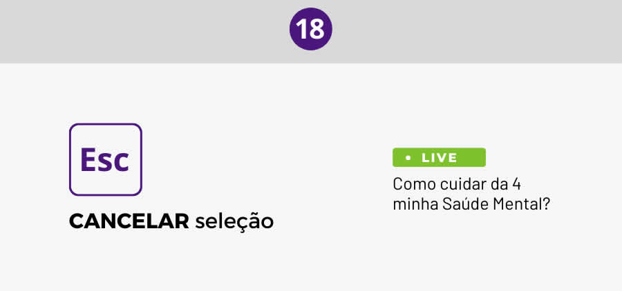 Cancelar seleção
