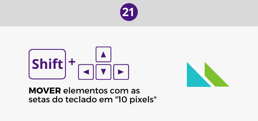 Mover elementos em 10px