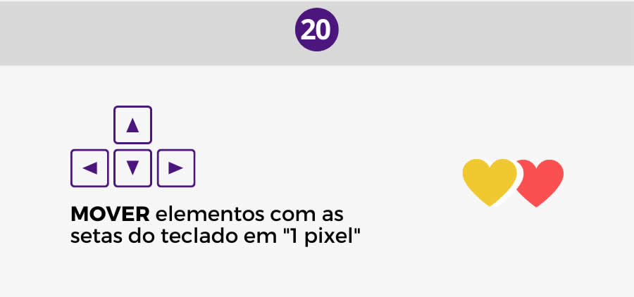 Mover elemento em 1px