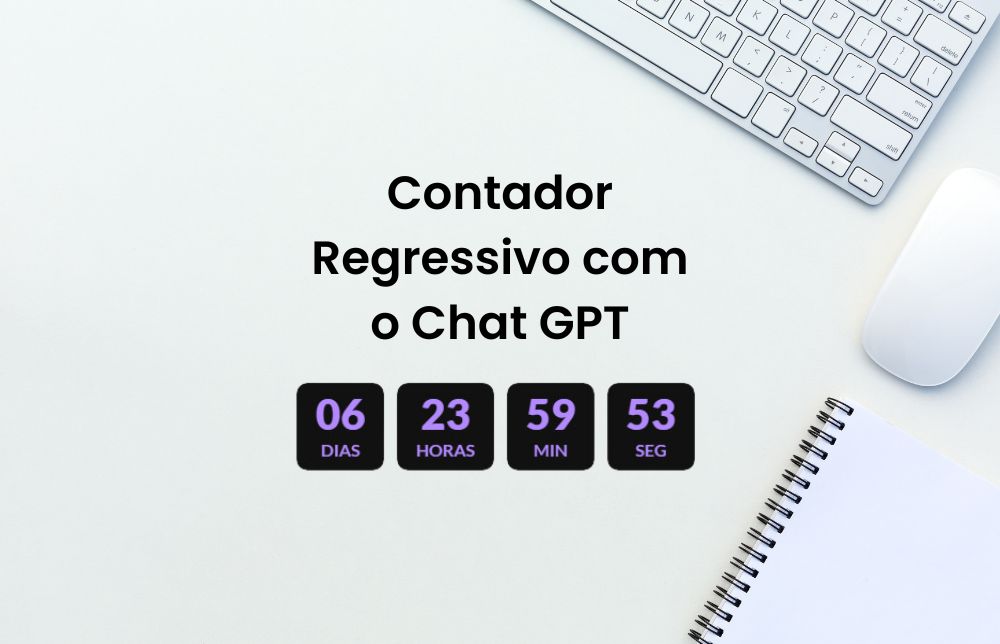 Contador Regressivo com o Chat GPT para o Google Sites